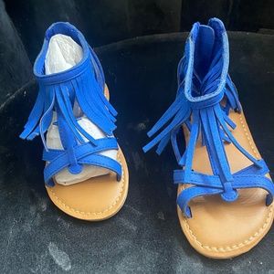 Royal Blue Fringe Sandal ( Gap)